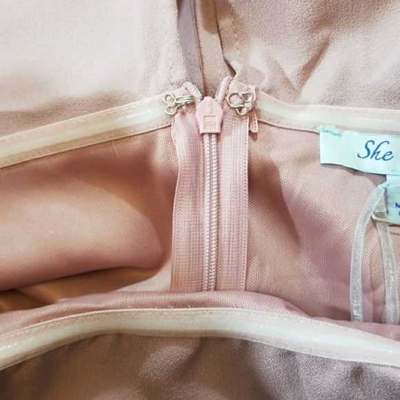 Dusty Lilac Ruffle Off the Shoulder Romper - Picture 4 of 4